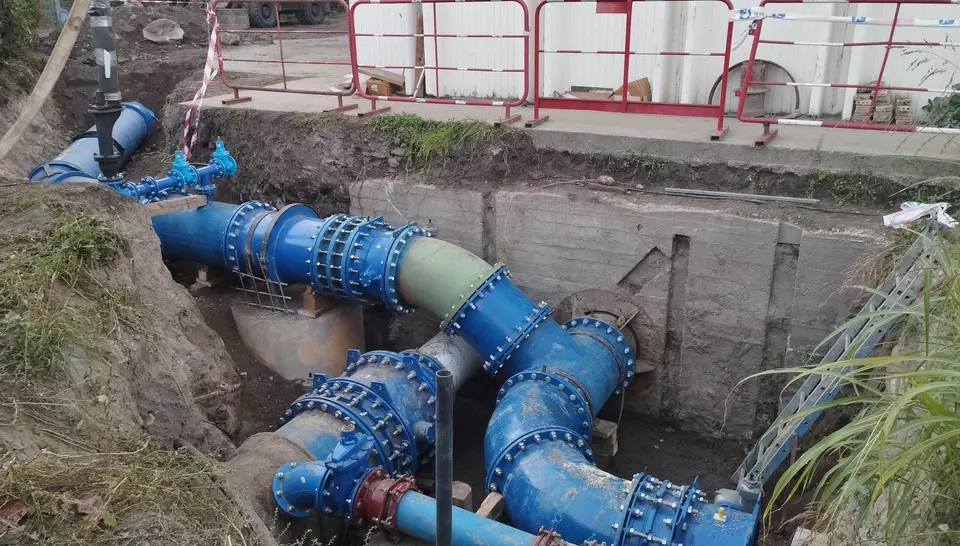 Sentab ivóvíz főnyomó vezeték átépítése 3