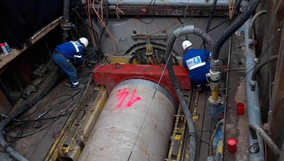 Béke téri tehermentesítő főgyűjtőcsatorna 1