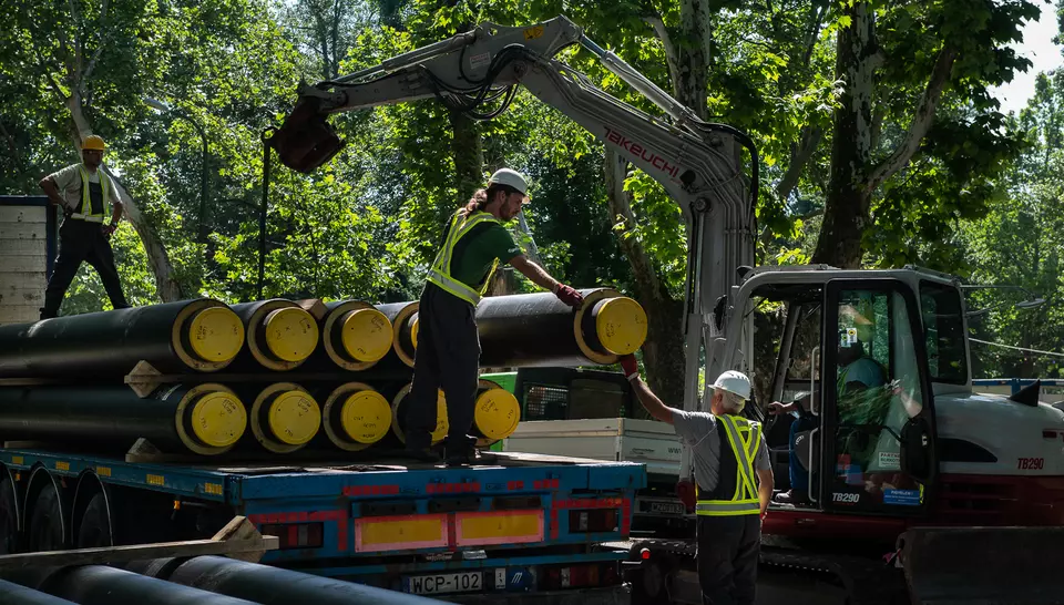 LIGET projekt részeként távhővezeték építése 4