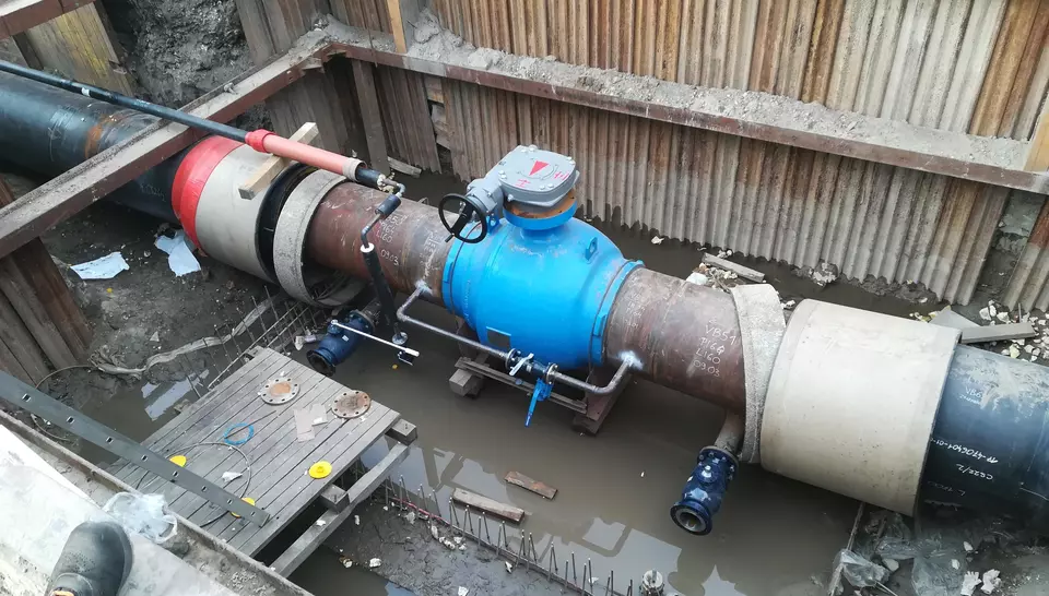 Tahi utca távhővezeték építése 3