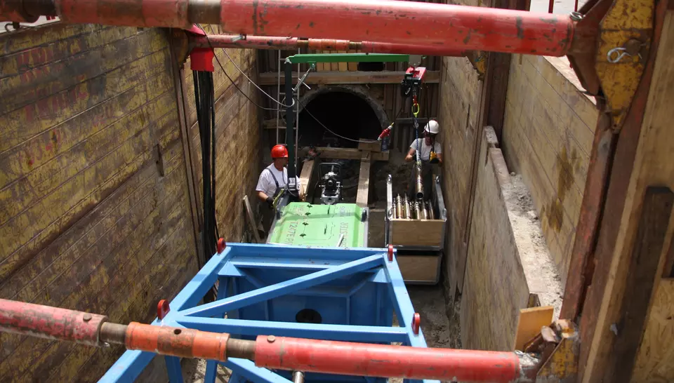 Sentab ivóvíz főnyomó vezeték átépítése 1