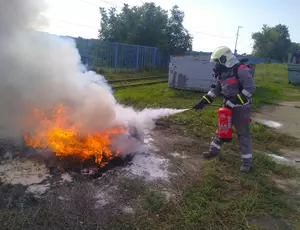 Munkavédelmi Hét 2025 tűzoltás