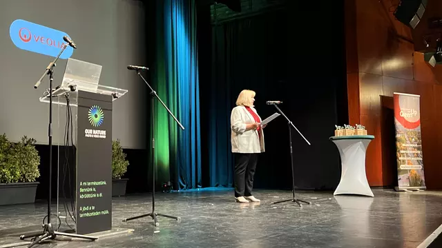 Our Nature 2025. évi díjátadóján Oláh Ágnes, marketingvezető előadása