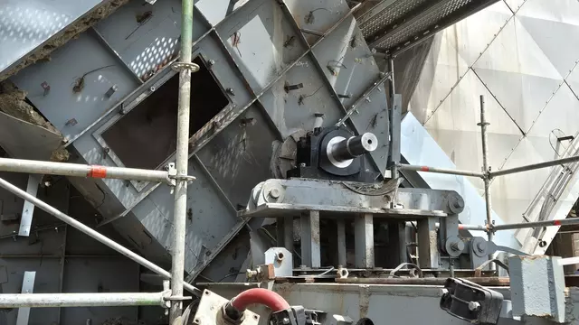 Oroszlányi erőmű csapágycsere