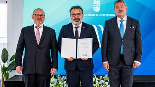 Szegedi Vízmű miniszteri elismerés